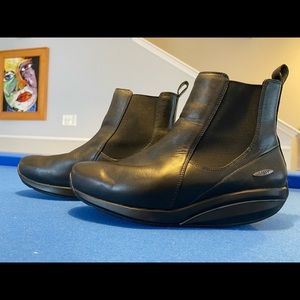 MBT Black Leather Bootie
